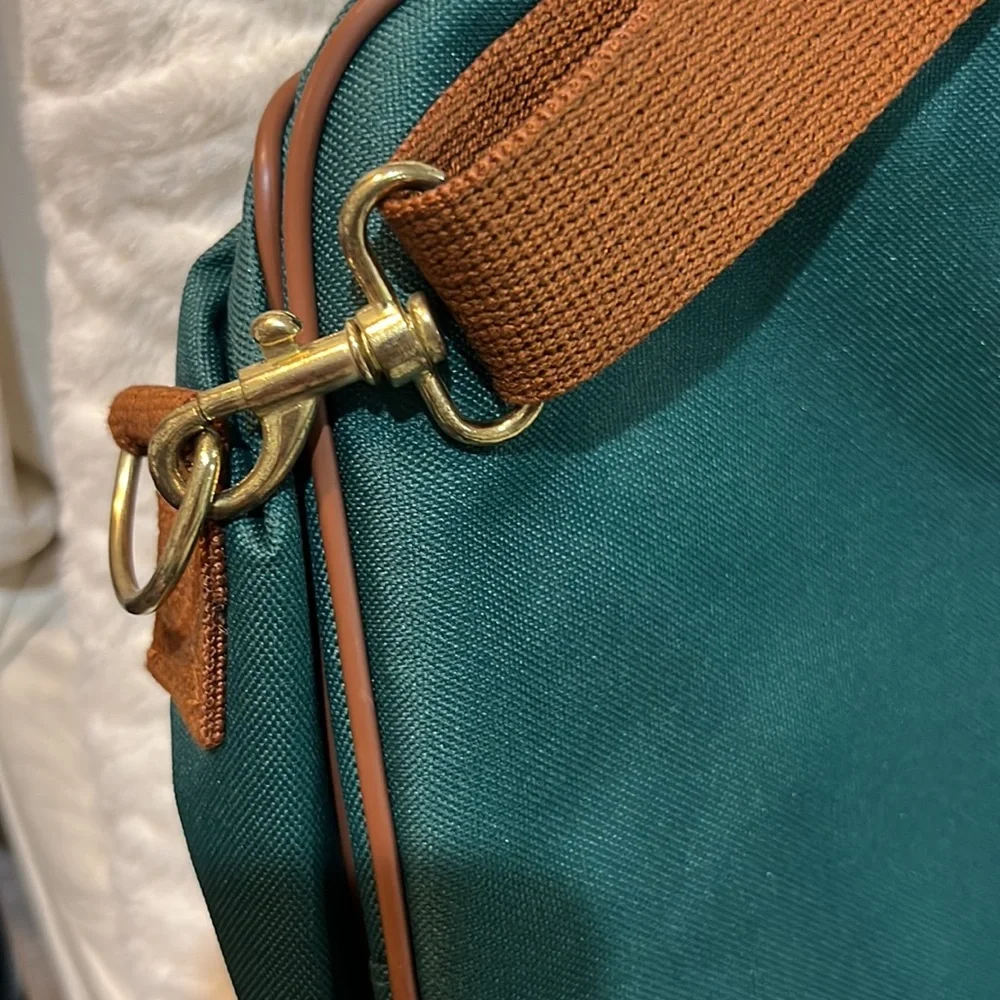 Ralph Lauren travel bag green and brown new without tag